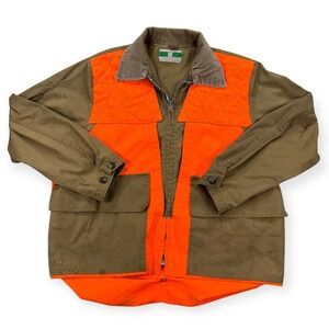 Vintage Game Winner Jacket Men's XL Brown Sportwear Hunting Corduroy Outdoors